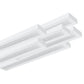 LED Aufbauleuchte 120cm 1-flammig Mikroprismatische Abdeckung Vorverdrahtet für LED Röhren