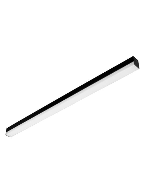 Hochwertige LED Anbauleuchte Mit opaler Abdeckung 150cm 44 Watt 5800 Lumen 4000 Kelvin in Schwarz oder Weiss - ELG Leuchten