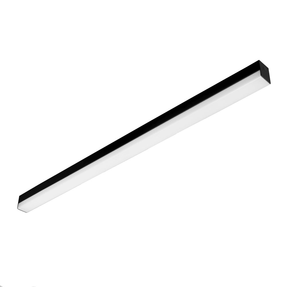 Hochwertige LED Anbauleuchte Mit opaler Abdeckung 150cm 44 Watt 5800 Lumen 4000 Kelvin in Schwarz oder Weiss - ELG Leuchten