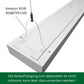 LED Aufbauleuchte 120cm 1 - flammig Mikroprismatische Abdeckung Vorverdrahtet für LED Röhren - ELG Leuchten