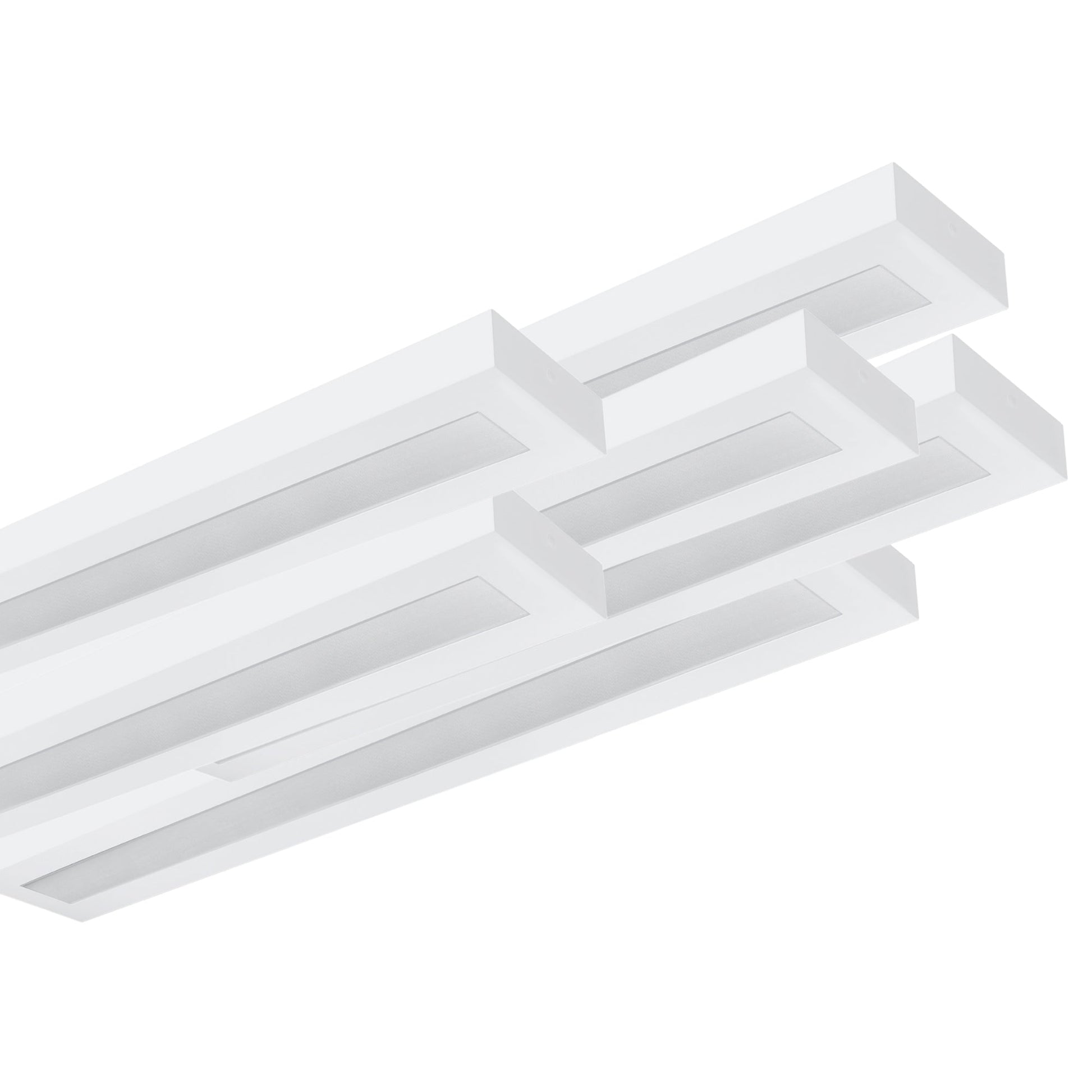 LED Aufbauleuchte 150cm 2 - flammig Mikroprismatische Abdeckung Vorverdrahtet für LED Röhren - ELG Leuchten