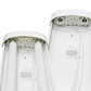 LED Aufbauleuchte 60cm 2 - flammig vorverdrahtet für LED Röhren - ELG Leuchten