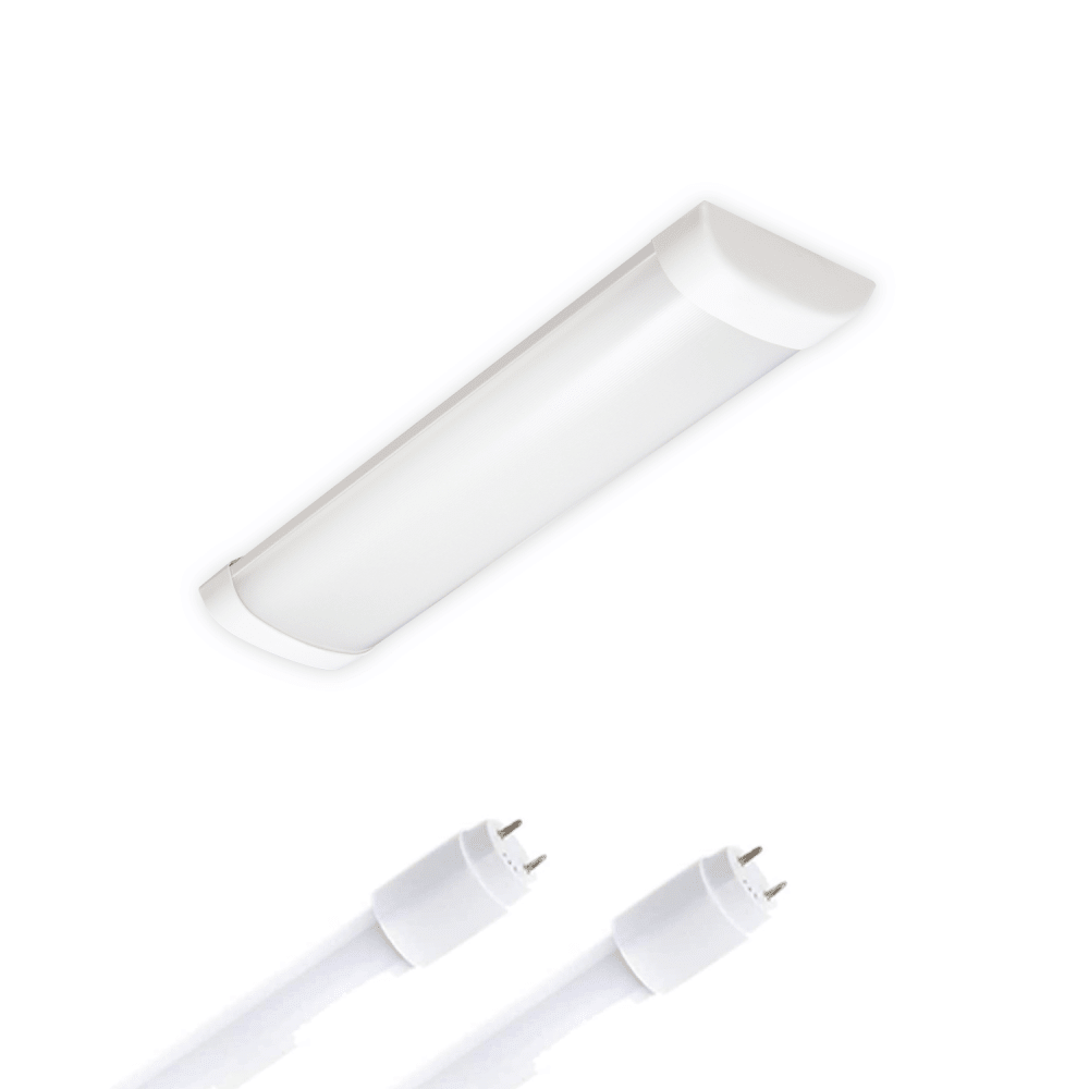 LED Aufbauleuchte 60cm 2 - flammig vorverdrahtet für LED Röhren - ELG Leuchten