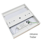 LED Deckenleuchte Beton Weiss 2000 Lumen 24 Watt 4000K - ELG Leuchten