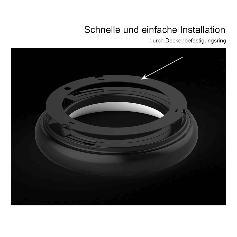 LED Deckenleuchte Rund 35 Watt 2900lm 3000K Design Leuchte Modern Dekorativ - ELG Leuchten