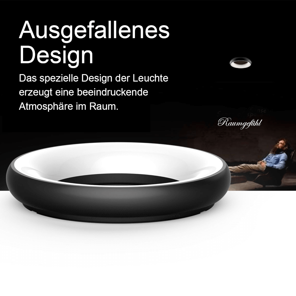 LED Deckenleuchte Rund 35 Watt 2900lm 3000K Design Leuchte Modern Dekorativ - ELG Leuchten
