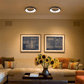 LED Deckenleuchte Rund 35 Watt 2900lm 3000K Design Leuchte Modern Dekorativ - ELG Leuchten