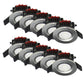 LED Einbaudownlight 60x54 cm, 900 lm, 8W, Farbtemperatur einstellbar 2700K - 6000K - ELG Leuchten