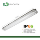 LED Feuchtraumleuchte 120cm 2 - flammig vorverdrahtet für LED Röhren - ELG Leuchten