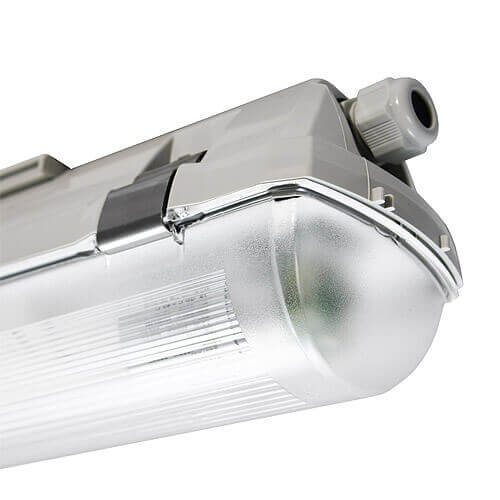 LED Feuchtraumleuchte 60cm 1 - flammig vorverdrahtet für LED Röhren - ELG Leuchten