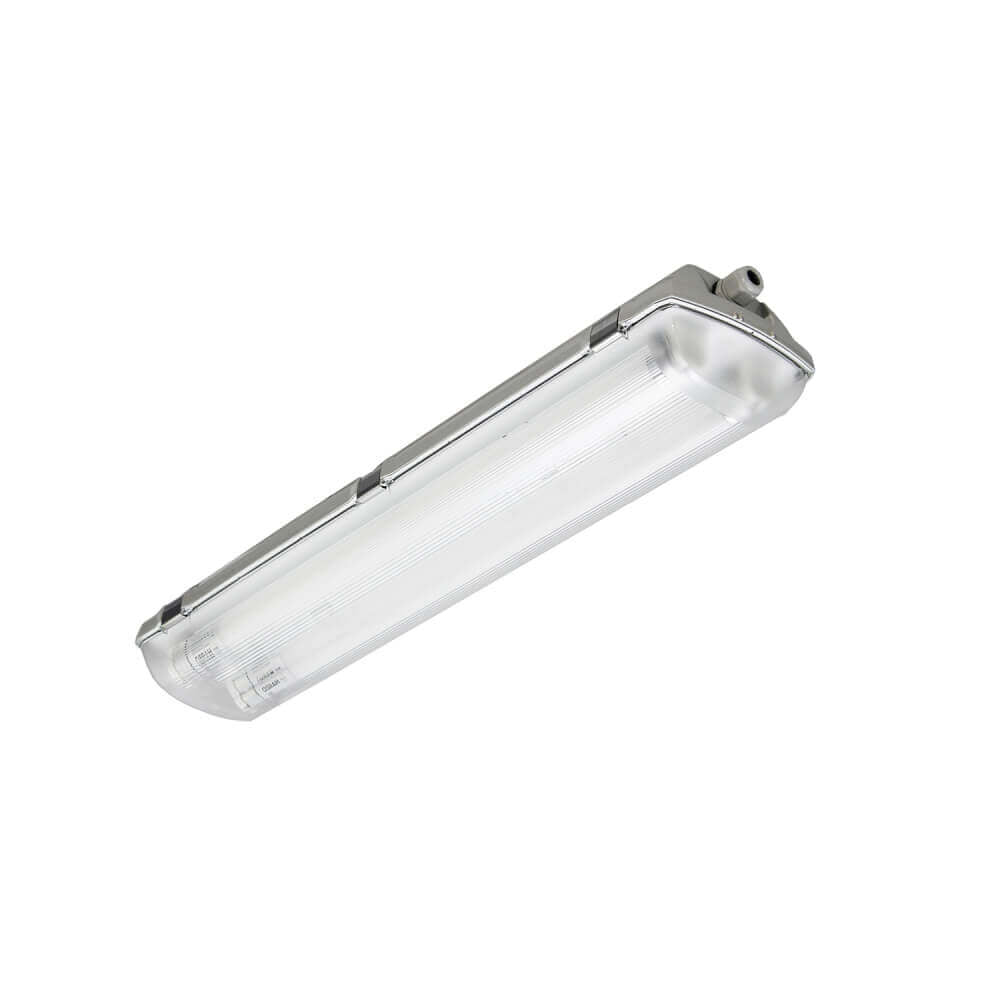 LED Feuchtraumleuchte 60cm 2 - flammig vorverdrahtet für LED Röhren - ELG Leuchten