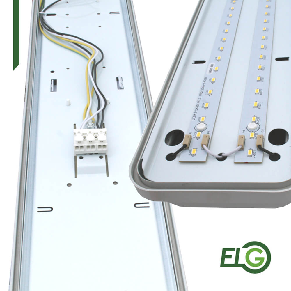 LED Feuchtraumleuchte 70W COB 4000K 6640lm IP65 - ELG Leuchten