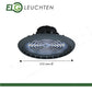 LED Hallentiefstrahler Anthrazit 85 - 150W CRI>80 4000K max. 21070lm IP65 inkl. Treiber - ELG Leuchten