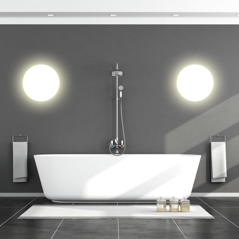 LED Opalglasleuchte 24W 4000K Ø: 328mm 1680lm IP20 - ELG Leuchten