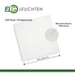 LED Panel 62x62 Backlit, Einlegeleuchte, Deckenleuchte, 62x62cm, Rasterdeckenleuchte, 3000K/4000K (DIP - Schalter), 5320 Lumen, 38 Watt (inkl. Treiber) - ELG Leuchten