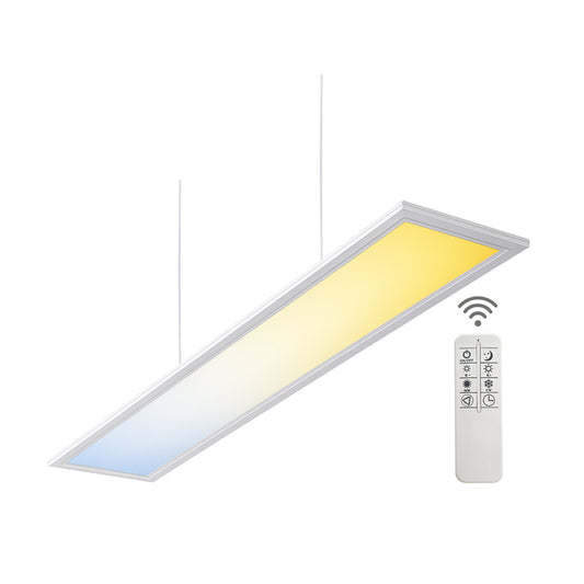 LED Pendelleuchte 120cm direkt/indirekt Dimmbar CCT 3000 - 6000K mit FB - ELG Leuchten