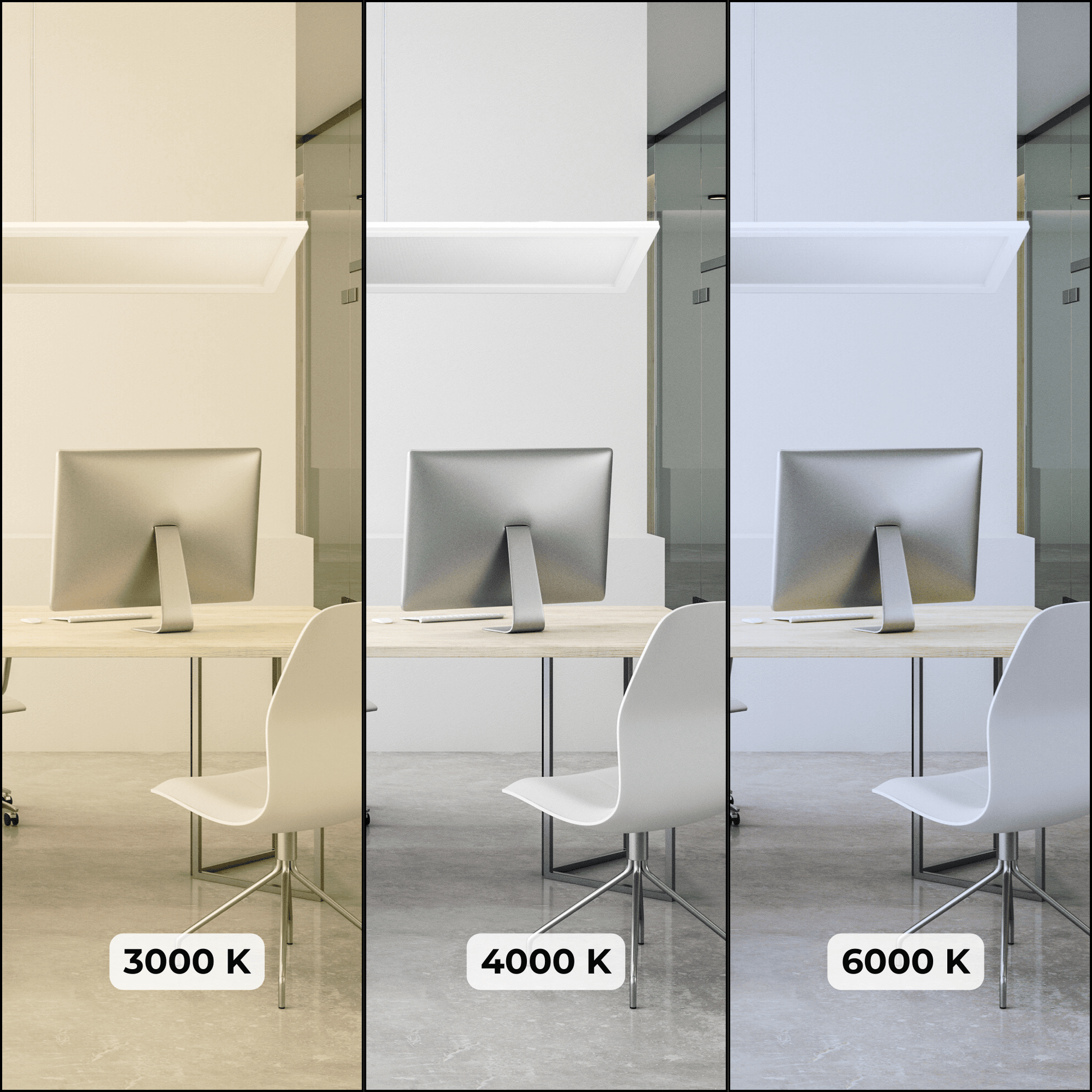 LED Pendelleuchte 120cm direkt/indirekt Dimmbar CCT 3000 - 6000K mit FB - ELG Leuchten