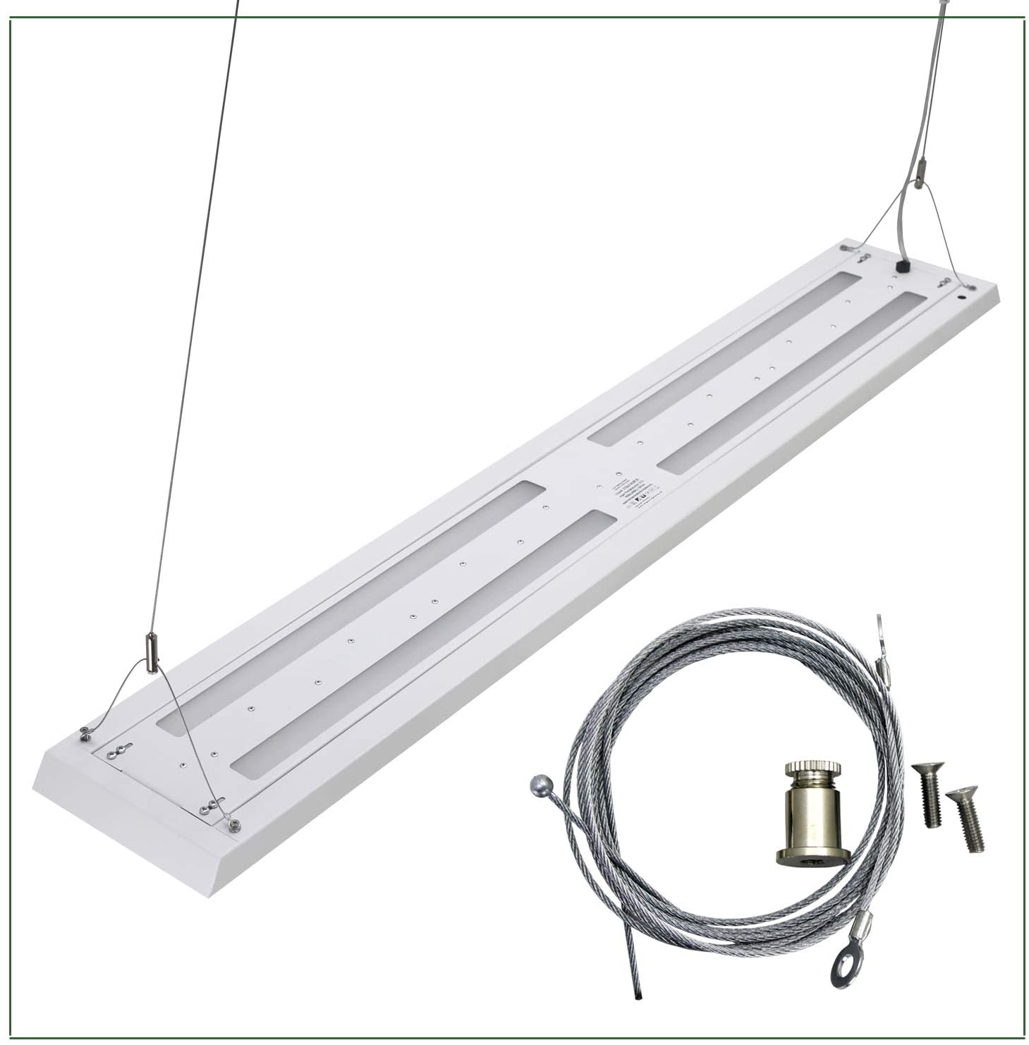 LED Pendelleuchte 120cm/150cm, 51W/64W, 4630lm/6000lm 4000K - ELG Leuchten