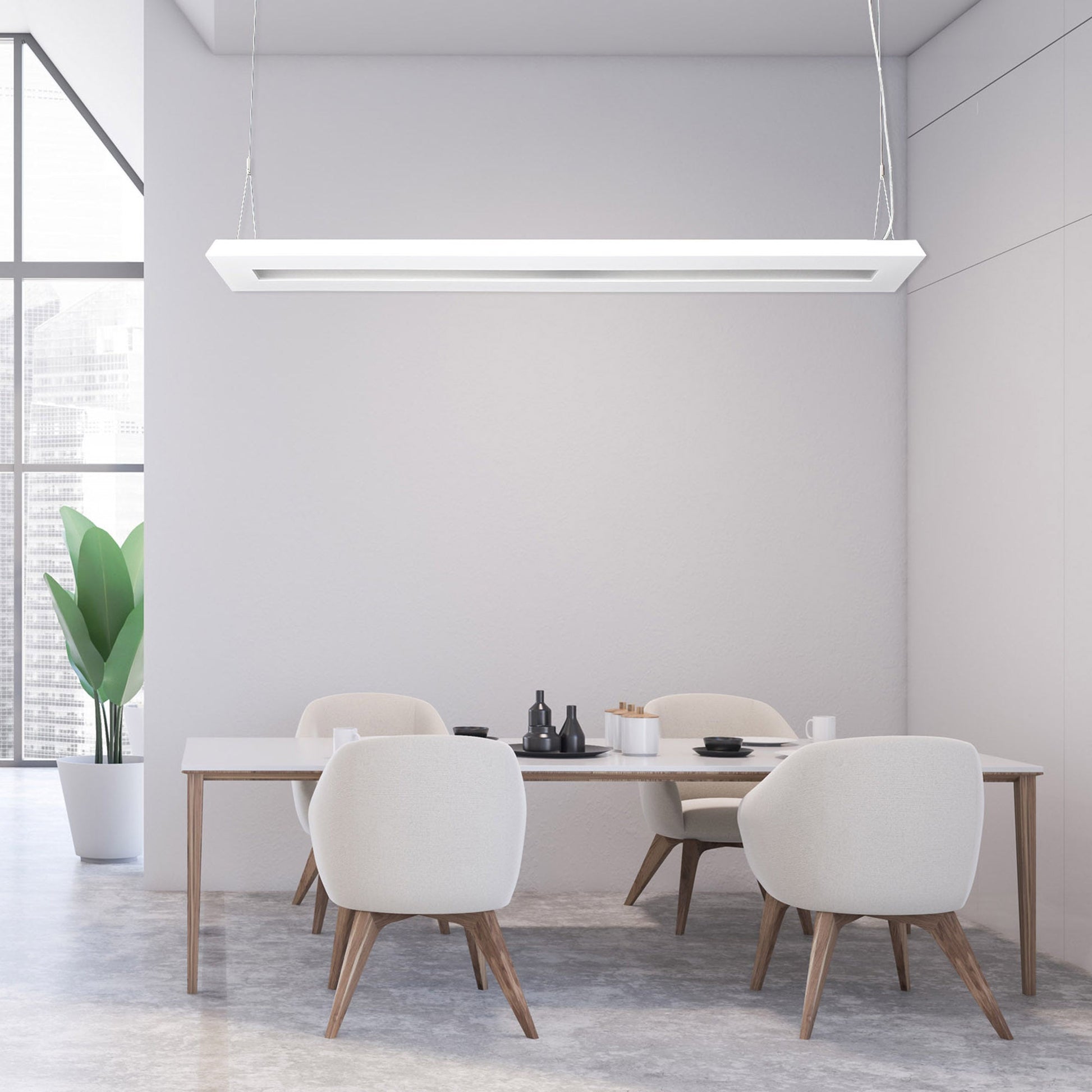 LED Pendelleuchte 120cm/150cm, 51W/64W, 4630lm/6000lm 4000K - ELG Leuchten