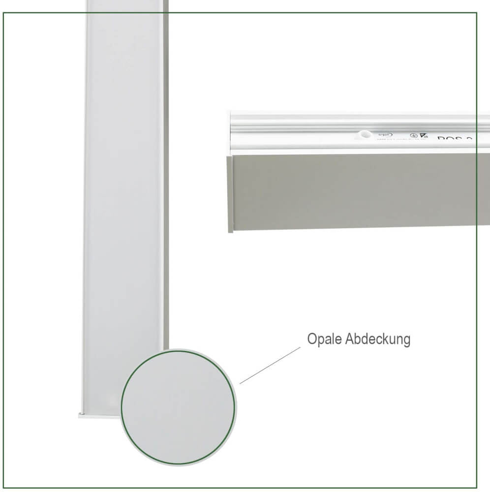 LED Pendelleuchte Anbauleuchte 120cm mit opaler Abdeckung - ELG Leuchten