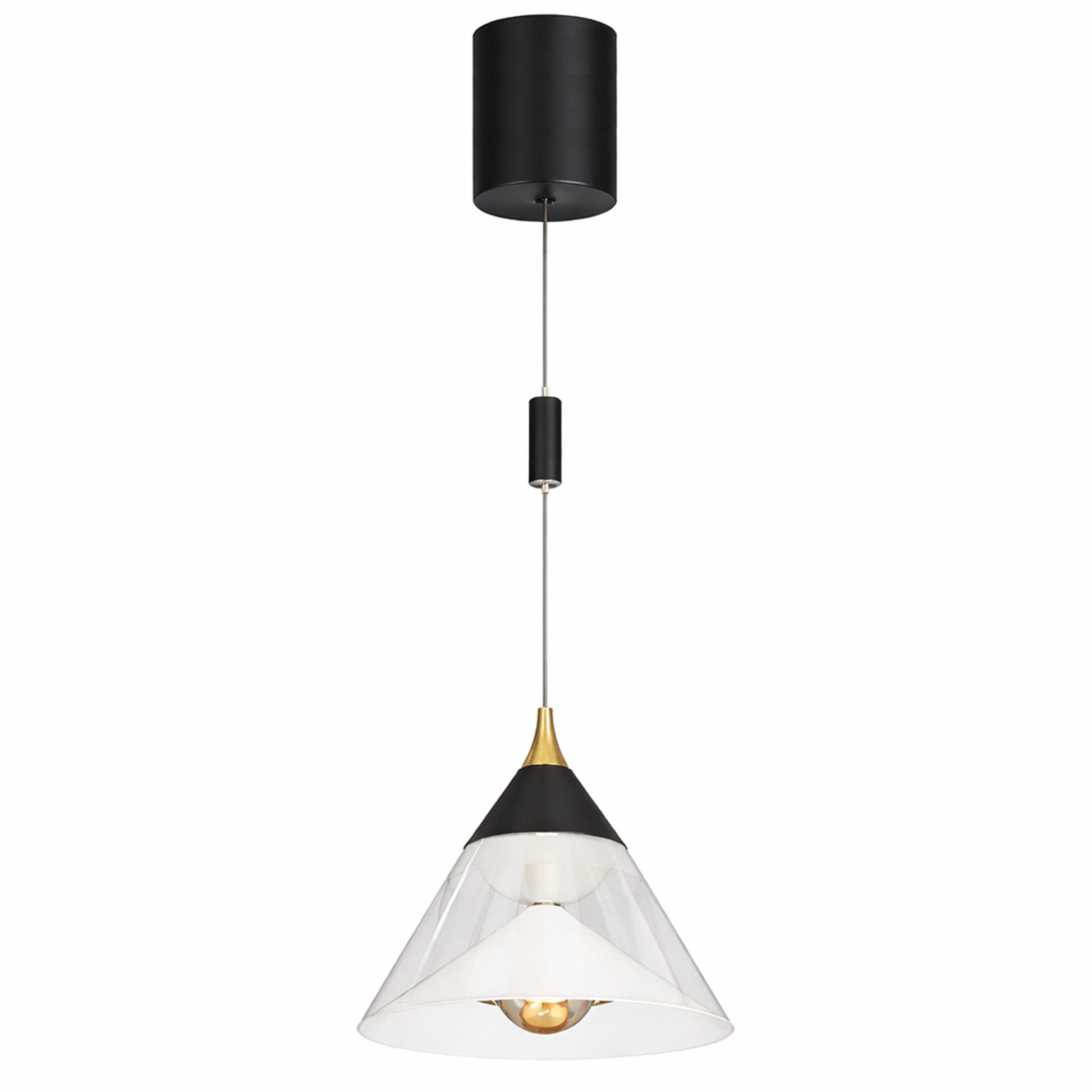 LED Pendelleuchte Hängelampe, 29W, 2700K, 5100lm, Höhenverstellbar (0,4 - 2 m), Sensorsteuerung (Dimm), Touch (An/Aus) - ELG Leuchten