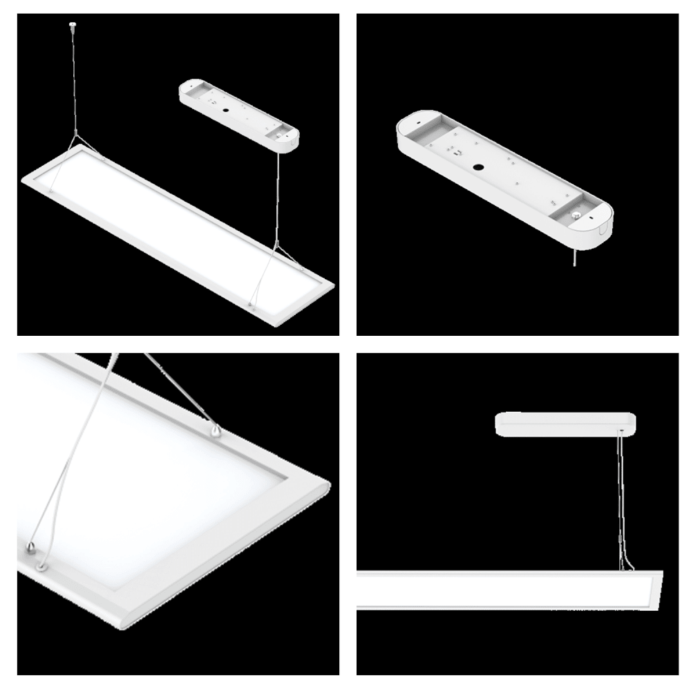 LED Pendelleuchte mit direktem und indirektem Lichtanteil - ELG Leuchten