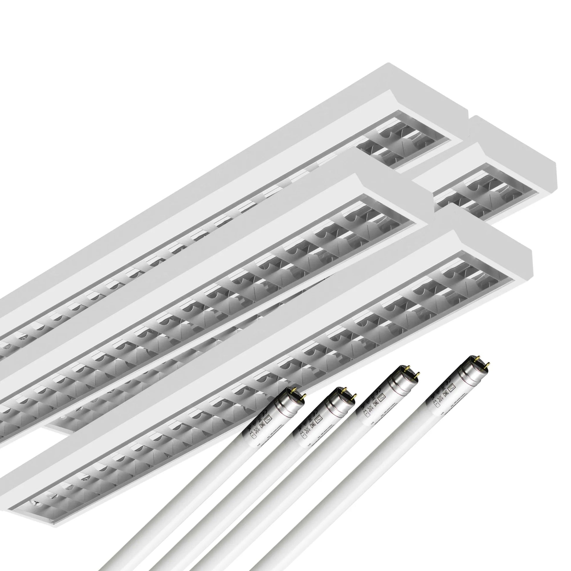 LED Rasteranbauleuchte Single - Raster 120cm 1 - flammig vorverdrahtet für LED Röhren - ELG Leuchten