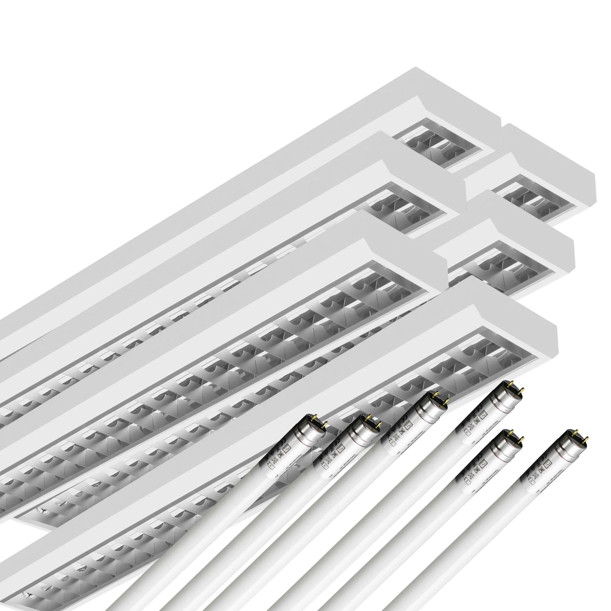 LED Rasteranbauleuchte Single - Raster 120cm 1 - flammig vorverdrahtet für LED Röhren - ELG Leuchten