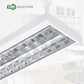 LED Rasteranbauleuchte Single - Raster, 120cm, 2 - flammig, vorverdrahtet für LED Röhren - ELG Leuchten