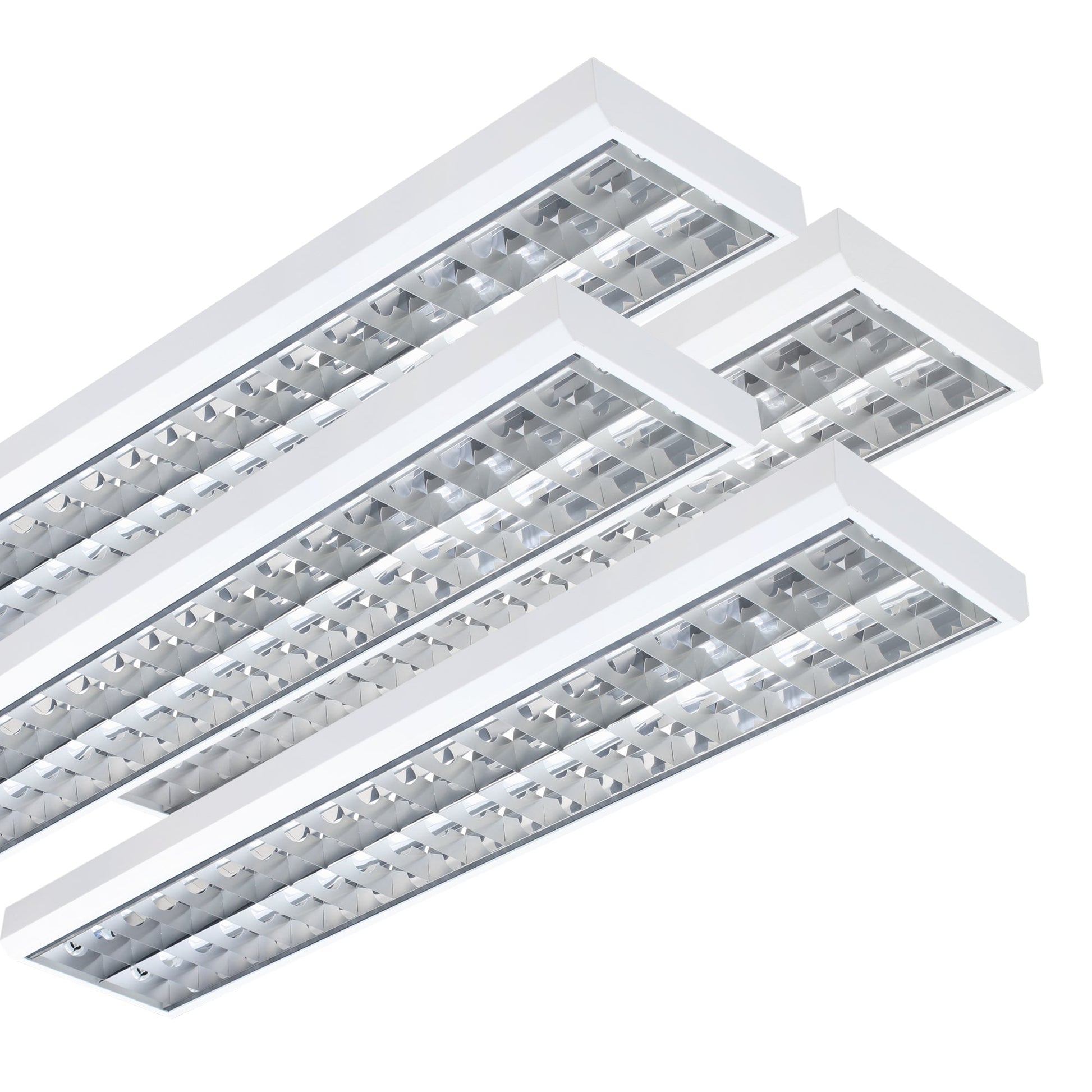 LED Rasteranbauleuchte Single - Raster, 150cm, 2 - flammig, vorverdrahtet für LED Röhren - ELG Leuchten