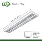 LED Rasteranbauleuchte Single - Raster, 150cm, 2 - flammig, vorverdrahtet für LED Röhren - ELG Leuchten