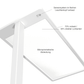 LED Stehlampe Stehleuchte ST Design Grau und Weiß - ELG Leuchten