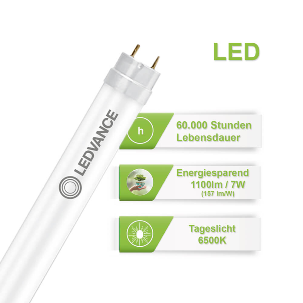 Ledvance LED Röhre 7W 600mm 1100lm 6500K - ELG Leuchten