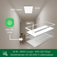 Modernes LED Panel Deckenleuchte 60x30cm, Einstellbare Farbtemperatur 3000/4000/6000K - ELG Leuchten