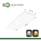 Ultraflache LED - Aufbauleuchte in 4 Varianten mit direktem Licht und einstellbarer Lichtfarbe in 3000K und 4000K - ELG Leuchten