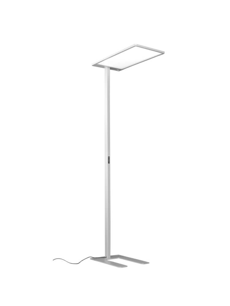 LED Stehlampe Weiß ELG Design - GmbH und Leuchten ST Stehleuchte Grau