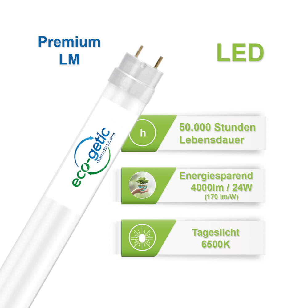 Ecogetic LED 6500K 150cm Röhre 24W